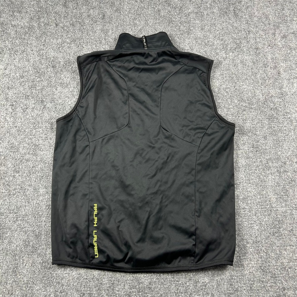 RLX Ralph Lauren Vest Mens M Black 2015 US Open Chambers Bay Golf Full Zip Logo - Picture 10 of 10